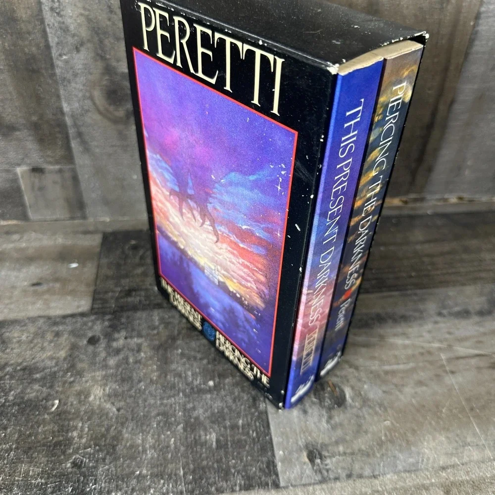 This Present Darkness & Piercing the Darkness Peretti 1991 Crossway Slipcase